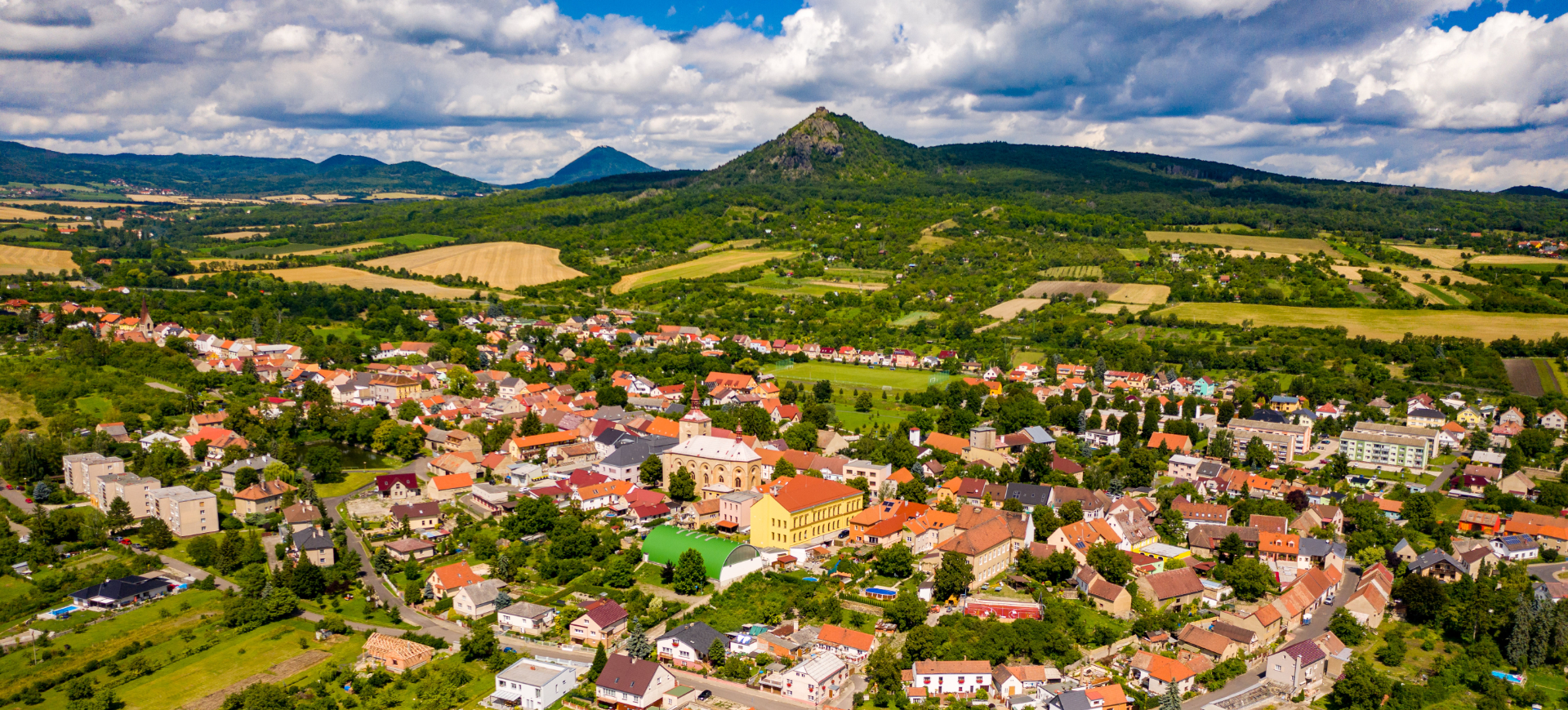 Pohled na město Třebenice